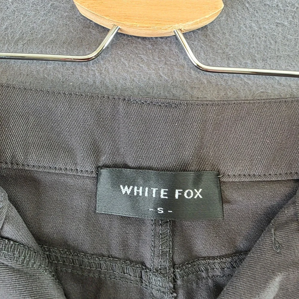 White Fox Charcoal Grey Cargo Mini Skirt Small Gorpcore Streetwear Schoolgirl